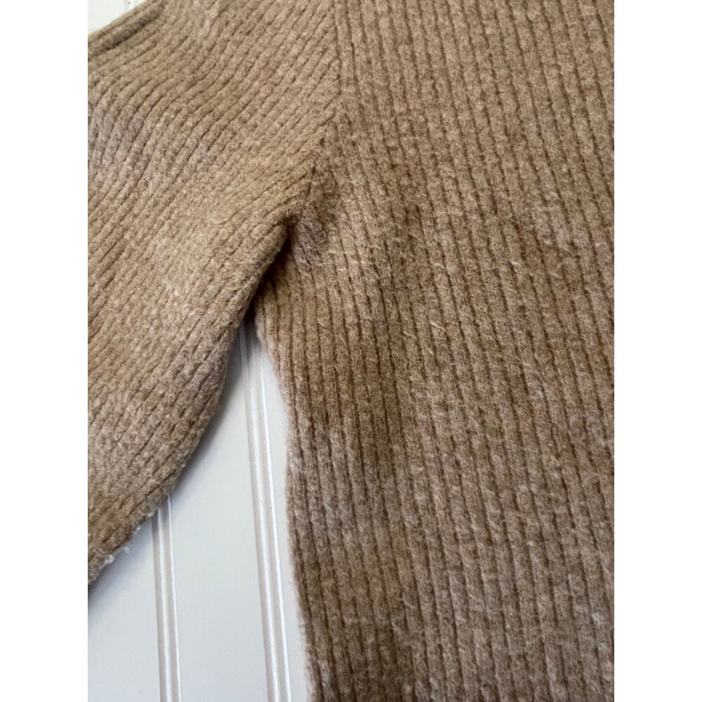 J Crew Balloon Sleeve Wool Blend Crew Neck Sweater Extra Soft Size Womens Medium - Picture 3 of 8